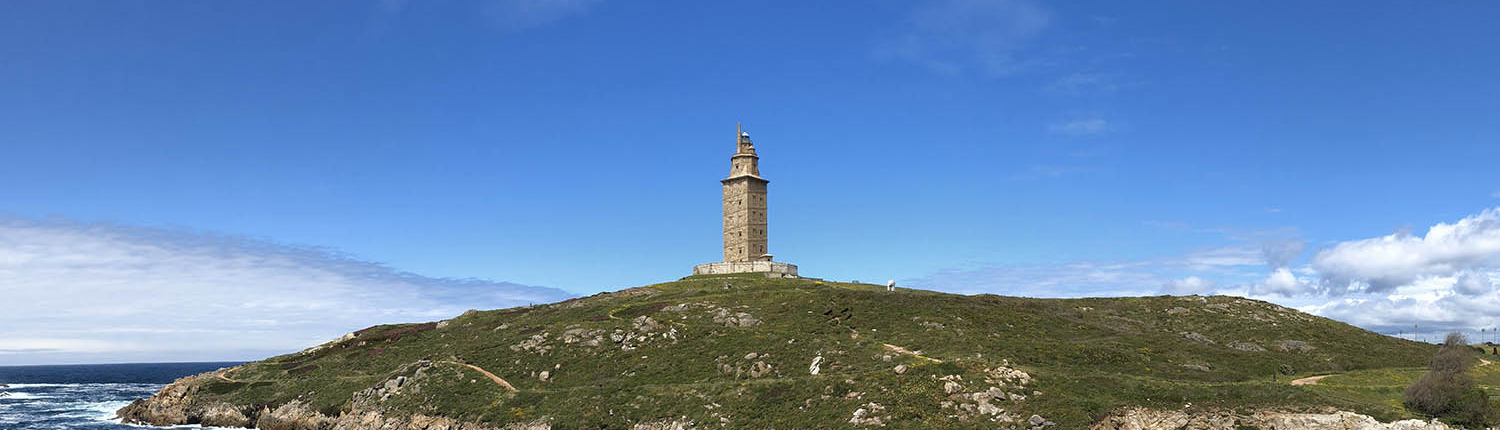 Torre de Hércules in A Coruña, Galicia, Spain - by Andres Goyanes